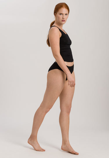 71253 Soft Touch Hi Cut Brief - 019 Black